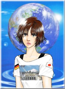 earthgirl mit Fujibrandenburgertor